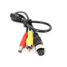 Load image into Gallery viewer, Car Camera Adapter Connector Wire 50cm, 4 Pin Aviation Female To RCA Female DC Male, 4 Pin Aviation Female To RCA Female DC Female, 4 Pin Aviation Female To RCA Male DC Male, 4 Pin Aviation Male To RCA Female DC Male                                    ...