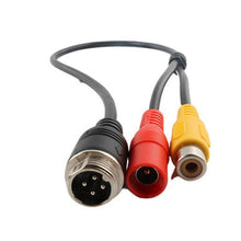 Load image into Gallery viewer, Car Camera Adapter Connector Wire 50cm, 4 Pin Aviation Female To RCA Female DC Male, 4 Pin Aviation Female To RCA Female DC Female, 4 Pin Aviation Female To RCA Male DC Male, 4 Pin Aviation Male To RCA Female DC Male                                    ...
