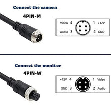 Load image into Gallery viewer, Car Camera Adapter Connector Wire 50cm, 4 Pin Aviation Female To RCA Female DC Male, 4 Pin Aviation Female To RCA Female DC Female, 4 Pin Aviation Female To RCA Male DC Male, 4 Pin Aviation Male To RCA Female DC Male                                    ...