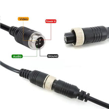 Load image into Gallery viewer, Car Camera Adapter Connector Wire 50cm, 4 Pin Aviation Female To RCA Female DC Male, 4 Pin Aviation Female To RCA Female DC Female, 4 Pin Aviation Female To RCA Male DC Male, 4 Pin Aviation Male To RCA Female DC Male                                    ...