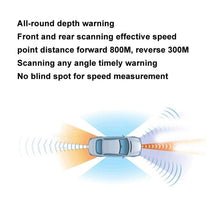 Load image into Gallery viewer, Car Mobile Radar Speed Detector Car Electronic Dog, Support English / Russian, V9