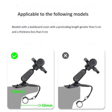 Load image into Gallery viewer, Car Dashboard Sun Visor Phone Mount Holder Center Console Navigation Bracket