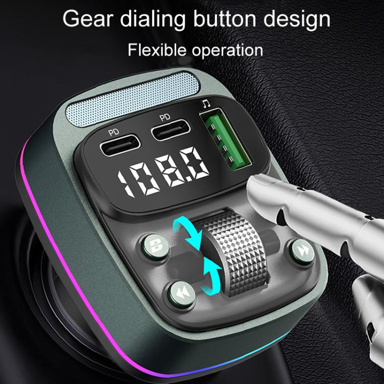 Car Voltage Display Fast Charger Subwoofer MP3 Bluetooth Player, GZ08