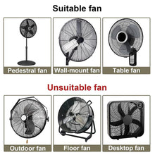Load image into Gallery viewer, Outdoor Industrial Fan Waterproof and Dustproof Protective Cover, 61 x 19 x 61cm, 78 x 22 x 78cm, 120 x 55 x 120cm