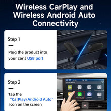 Load image into Gallery viewer, Original Carplay Wired To Wireless Box Adapter Car Connect Android Box, MINI SE X1AIR Black, MINI SE X2AIR Black