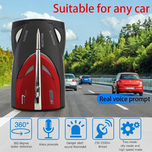 Load image into Gallery viewer, Car Radar Speed Detector Car Laser Enhanced Electronic Dog, Support English / Russian, XRS9780
