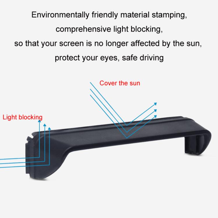 Car Navigation Display Universal Sun Visor, S, M, Carbon Pattern S, Carbon Pattern M