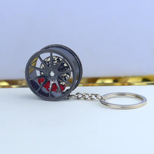 Load image into Gallery viewer, Metal Wheel Hub Brake Integrated Keychain
