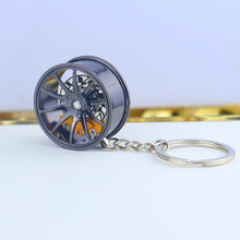 Load image into Gallery viewer, Metal Wheel Hub Brake Integrated Keychain