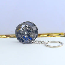 Load image into Gallery viewer, Metal Wheel Hub Brake Integrated Keychain