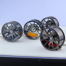 Load image into Gallery viewer, Metal Wheel Hub Brake Integrated Keychain
