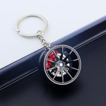 Load image into Gallery viewer, Metal Wheel Hub Brake Integrated Keychain
