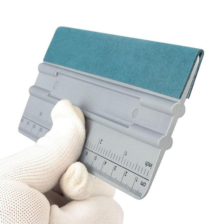 With Scale Auto Film Scraper Long Square Wallpaper Scraping Tool, 15cm, 19cm, 24cm, 29cm