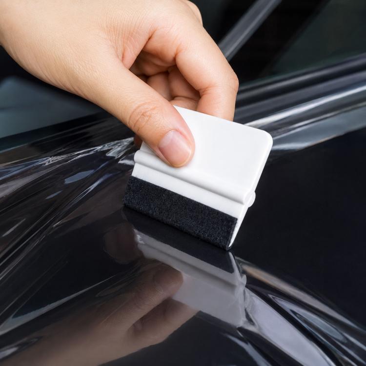 Car Film Tool Anti-scratch Small Scraper, 5pcs With Felt