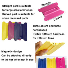 Load image into Gallery viewer, Car Film Scraper Plastic Winged Scraper Tool, With Magnet