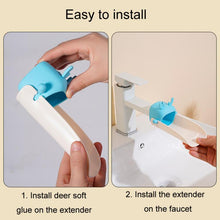 Load image into Gallery viewer, Cartoon Little Deer Kids Faucet Extender Household Splashproof Faucet Diverter Tool