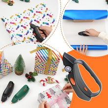 Load image into Gallery viewer, NBJ1 Roll Wrapping Paper Cutter with Handle Paper Cutter, Black, Green