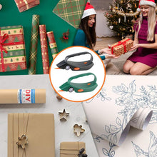 Load image into Gallery viewer, NBJ1 Roll Wrapping Paper Cutter with Handle Paper Cutter, Black, Green