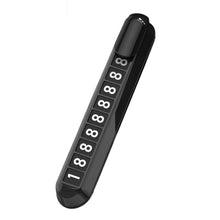 Load image into Gallery viewer, Car Temporary Parking License Plate Luminous Hidden Parking Phone Number Plate
