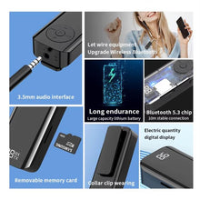 Load image into Gallery viewer, MX-M06 Clip-on Bluetooth 5.3 Audio Receiver and Transmitter Computer Audio Car Adapter