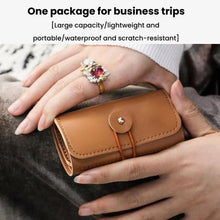 Load image into Gallery viewer, PU Multifunction Jewelry Bag Travel Portable Earrings Rings Necklaces Bracelets Jewelry Storage Bag