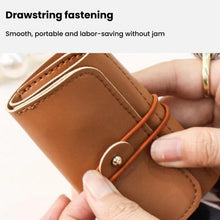 Load image into Gallery viewer, PU Multifunction Jewelry Bag Travel Portable Earrings Rings Necklaces Bracelets Jewelry Storage Bag