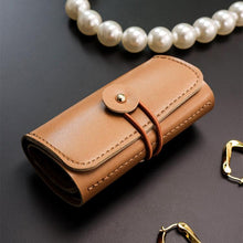 Load image into Gallery viewer, PU Multifunction Jewelry Bag Travel Portable Earrings Rings Necklaces Bracelets Jewelry Storage Bag