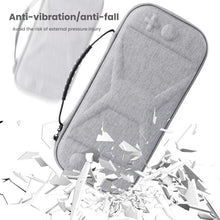 Load image into Gallery viewer, For Nintendo Switch 2 Game Console Storage Bag EVA Fabric Handbag, X-Pattern Gray, X-Pattern Black