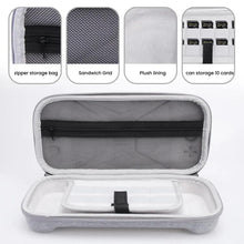 Load image into Gallery viewer, For Nintendo Switch 2 Game Console Storage Bag EVA Fabric Handbag, X-Pattern Gray, X-Pattern Black