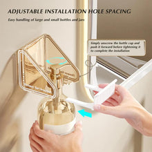 Load image into Gallery viewer, 2pcs  /Pack Wall-mounted Shower Gel Shampoo Holder with Adjustable Hole Distance