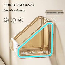 Load image into Gallery viewer, 2pcs  /Pack Wall-mounted Shower Gel Shampoo Holder with Adjustable Hole Distance