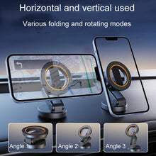 Load image into Gallery viewer, JK-319 Universal Foldable Car Cell Phone Holder Car Dashboard Rotating Magnetic Navigation Mount