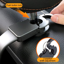 Load image into Gallery viewer, Car Rear Seat Headrest Multifunctional Rotating Telescopic Cell Phone Holder Hooks