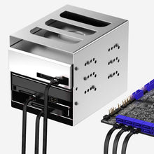 Load image into Gallery viewer, SATA3.0 With Aluminum Foil Shield Braided Cable Body Computer Hard Drive Power Cable, 0.5m
