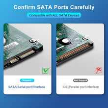 Load image into Gallery viewer, SATA3.0 With Aluminum Foil Shield Braided Cable Body Computer Hard Drive Power Cable, 0.5m
