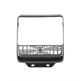 For Tesla New Model 3 / Y Car Rear Air Conditioning Vent Protection Frame, Matte Carbon Pattern, Glossy Carbon Pattern, Matte Black