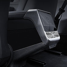 Load image into Gallery viewer, For Tesla New Model 3 / Y Car Rear Air Conditioning Vent Protection Frame, Matte Carbon Pattern, Glossy Carbon Pattern, Matte Black