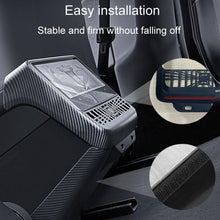 Load image into Gallery viewer, For Tesla New Model 3 / Y Car Rear Air Conditioning Vent Protection Frame, Matte Carbon Pattern, Glossy Carbon Pattern, Matte Black