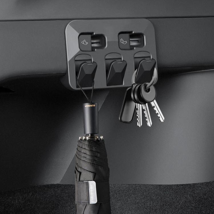 For Tesla Model Y Car Hidden Trunk Modification Button Folding Hook, For Tesla Model Y
