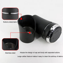 Load image into Gallery viewer, N09A Car Removable Cigarette Ashtray With Light And Lid