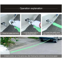 Load image into Gallery viewer, Emergency Elastic Retractable Double Layer Auto Elastic Car Tow Rope