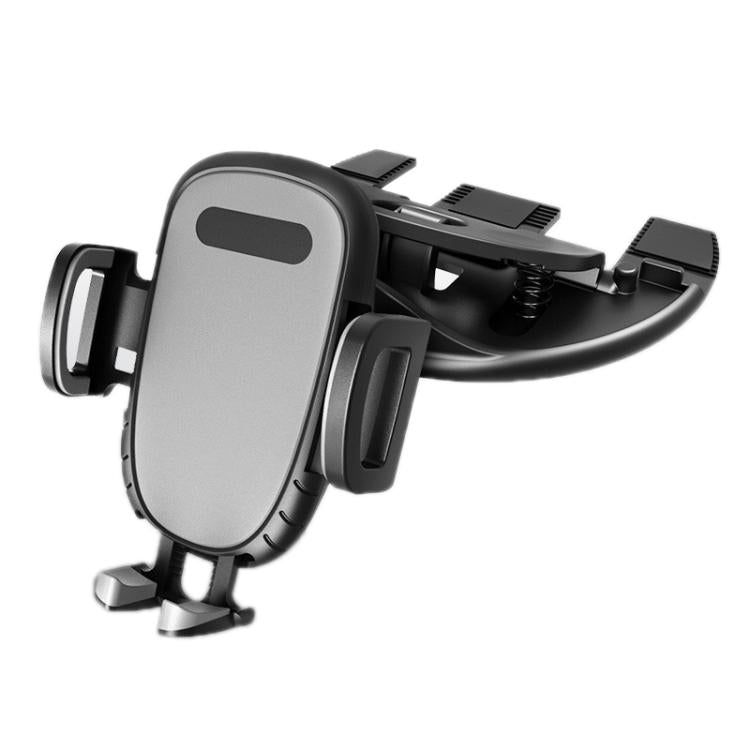 Car CD Slot Navigation Mobile Phone Holder, Automatic Lock Type Black, Automatic Lock Type Gray, Clip Type Black, Clip Type Gray, Magnet Type
