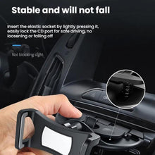 Load image into Gallery viewer, Car CD Slot Navigation Mobile Phone Holder, Automatic Lock Type Black, Automatic Lock Type Gray, Clip Type Black, Clip Type Gray, Magnet Type