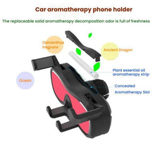 Load image into Gallery viewer, Car Air Conditioning Outlet Aromatherapy Gravity Mobile Phone Holder