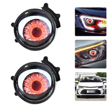 Load image into Gallery viewer, 3-Inch Car Motorcycle LED Demon Eye Light Modification, For Two