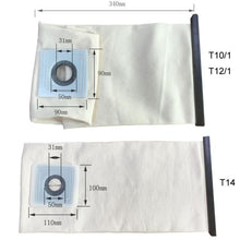 Load image into Gallery viewer, Vacuum Cleaner Filter Bags Reusable Canvas Pocket Bags, For Karcher T10 / T12, For Karcher T14