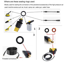 Load image into Gallery viewer, For Karcher K2 / K3 / K4 / K5 / K6 / K7 High Pressure Washer O-Shape Sealing Ring, 16pcs / Set