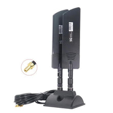 Load image into Gallery viewer, 42dbi 5G Router External Antenna Outdoor Long Range WiFi Signal Coverage Booster, SMA Male Black, TS9 Black, TS9 White