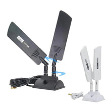 Load image into Gallery viewer, 42dbi 5G Router External Antenna Outdoor Long Range WiFi Signal Coverage Booster, SMA Male Black, TS9 Black, TS9 White
