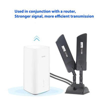 Load image into Gallery viewer, 42dbi 5G Router External Antenna Outdoor Long Range WiFi Signal Coverage Booster, SMA Male Black, TS9 Black, SMA Male White, TS9 White